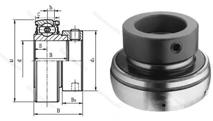 Корпусный подшипник SA 202 в Калуге