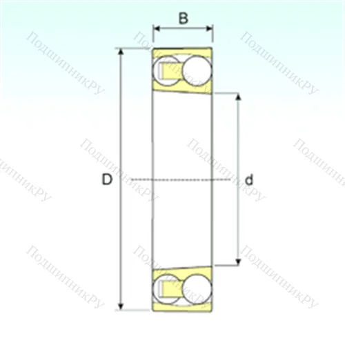 Подшипник шариковый радиальный самоцентрирующийся 2213 KTN 9
