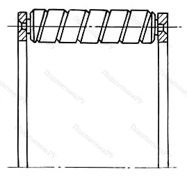 Модификация подшипника 65234 размер 170x220,8x117 ГПЗ-9