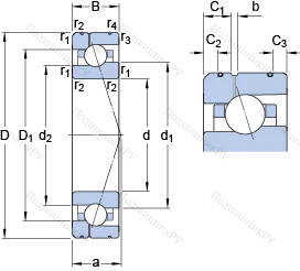 Подшипник 7012 ACE/HCP 4AL 1