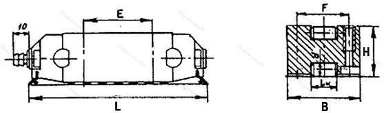 Подшипник  РС-26Т размер 132x40x26