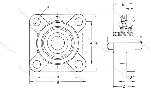 Подшипниковый узел UCF 212 в Калуге