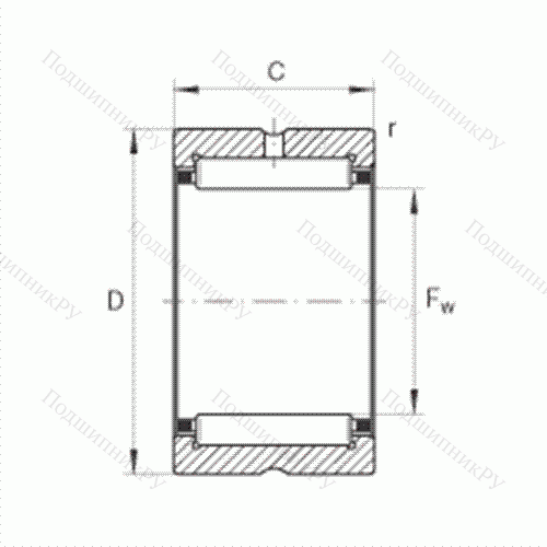 Подшипник роликовый игольчатый RNA 69/28