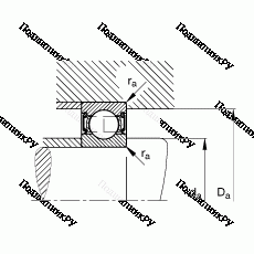 Подшипник 6216-2RSR